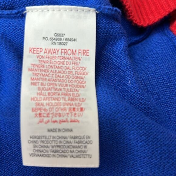 Mini Boden blue and Red Nutcracker Sweater Dress NWT size 3-4 years - Picture 13 of 14